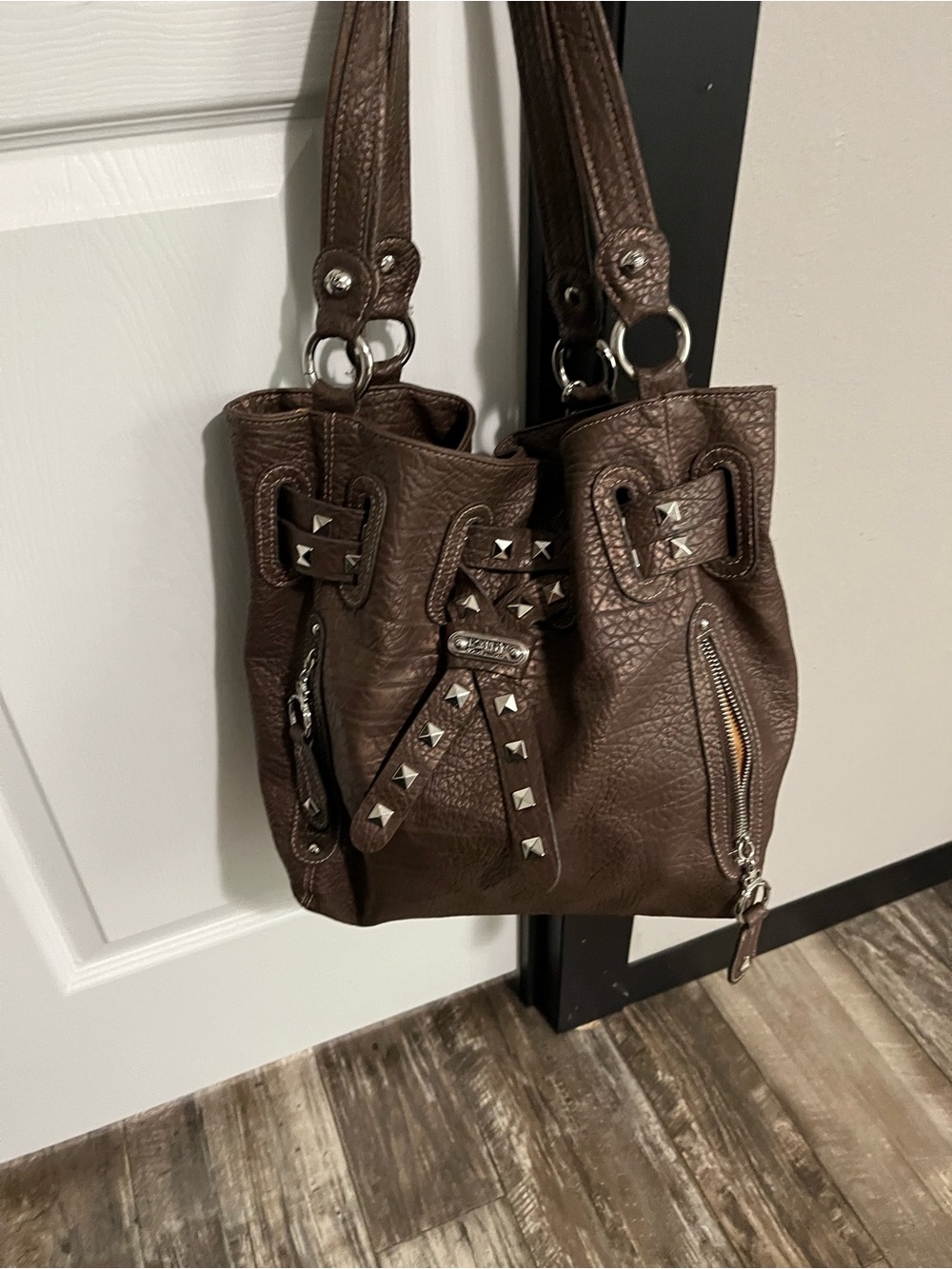 Kathy Van Zeeland  Studded Women’s Tote Handbag